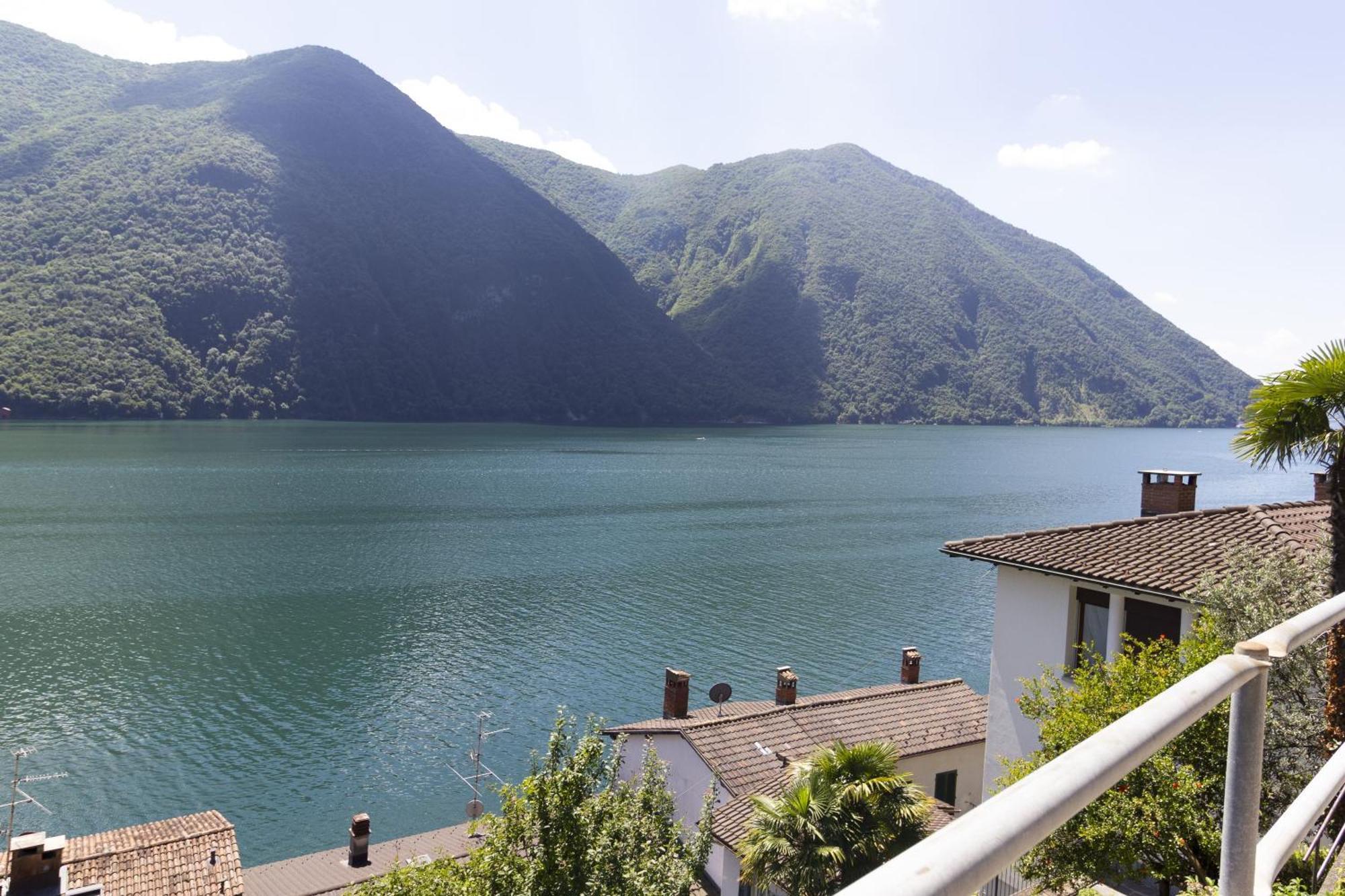 Апартаменти Rustico Di Gandria Sul Lago Di Лугано Екстер'єр фото